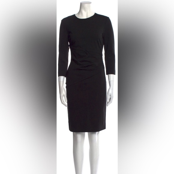 DIANE VON FURSTENBERG GLENNIE DRESS. AUTHENTIC, RUCHED WAIST, KEYHOLE BACK, S.12 - Picture 3 of 7